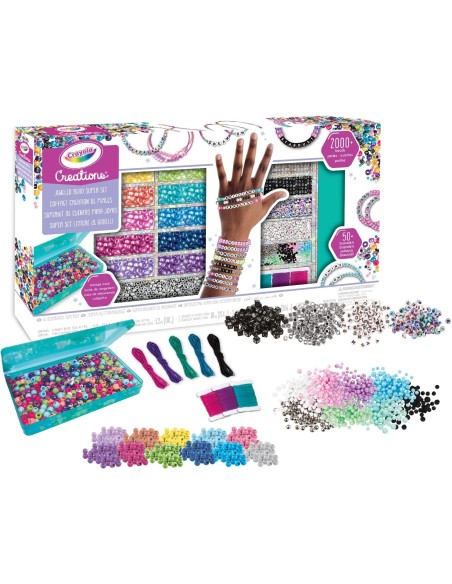 Creations super set lettere e perline CRA04-2922 Crayola | Futurartshop.com