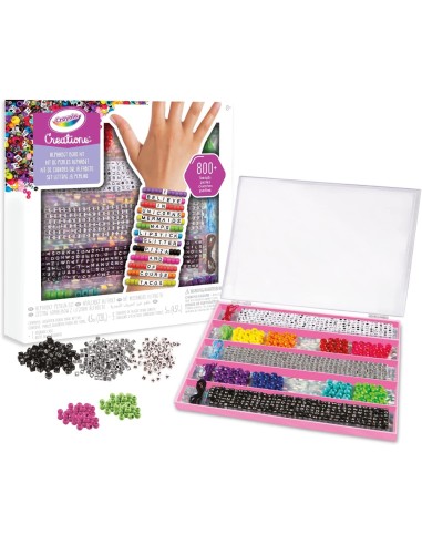 Creations set con lettere e perline colorate CRA04-4666 Crayola | Futurartshop.com