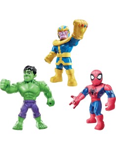 Super Hero Mega Mighties pack with 3 characters TOYE7772 Hasbro | Futurartshop.com 2