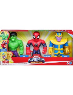 Super Hero Mega Mighties confezione con 3 personaggi TOYE7772 Hasbro | Futurartshop.com