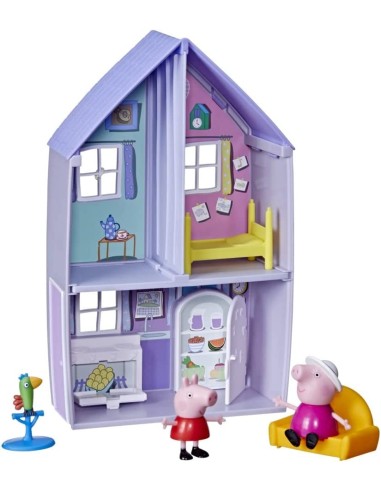 Peppa Pig and the grandparents house with 2 characters TOYF3657 Hasbro | Futurartshop.com