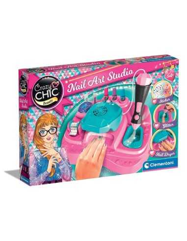 Crazy Chic Nail Art Studio Star Nails Set 6+ CLE15136 Clementoni | Futurartshop.com