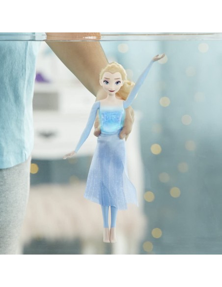 Muñeca Frozen II Elsa splash y corpiño brillante brillante TOYF0594 Hasbro- Futurartshop.com