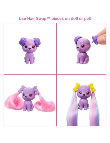 Barbie Color Reveal Ultimate Hair confezione rosa TOYHBG38/HBG39 Mattel | Futurartshop.com