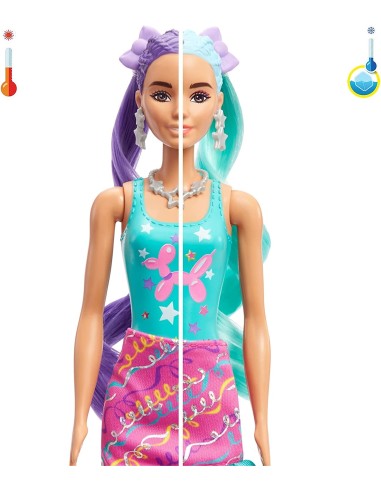 Barbie Color Reveal Ultimate Hair confezione azzurra TOYHBG38/HBG41 Mattel | Futurartshop.com