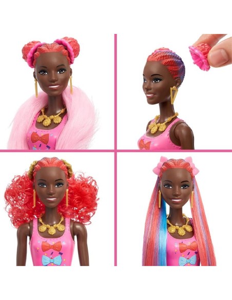 Barbie Color Reveal Ultimate Hair confezione gialla TOYHBG38/HBG40 Mattel | Futurartshop.com