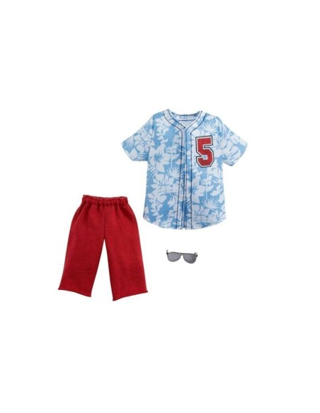 Barbie Look pack Ken maglia hawaiana con pantaloncino rosso TOYGWC31/GRC75 Mattel | Futurartshop.com