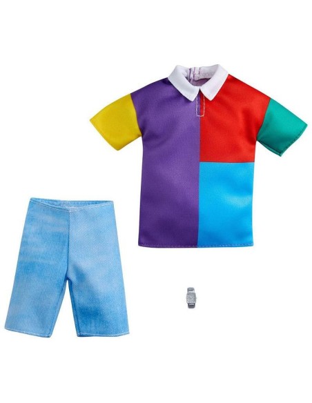 Barbie Look pack Ken multicolor jersey with shorts J TOYGWC31/GRC73 Mattel | Futurartshop.com