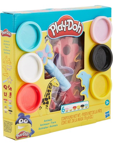 Play-Doh set formine animali con 6 vasetti HASE85305L00/E8535 Hasbro | Futurartshop.com