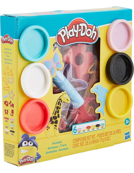 Play-Doh set formine animali con 6 vasetti HASE85305L00/E8535 Hasbro | Futurartshop.com