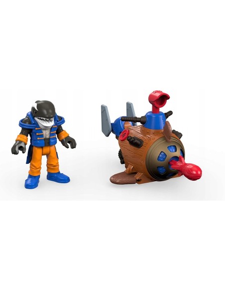 Imaginext personaggio Shark con mini sub TOYDHH73/DTL98 Fisher Price | Futurartshop.com