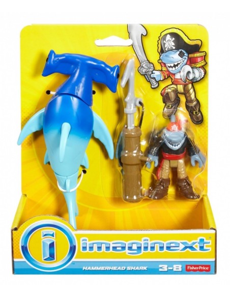 Imaginext personaggio Hammerhead Shark TOYDHH73/DHH76 Fisher Price | Futurartshop.com