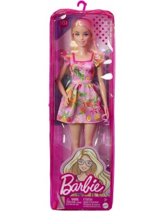 Barbie Fashionistas avec Robe Florale Rose 181 TOYFBR37/HBV15 Mattel- Futurartshop.com