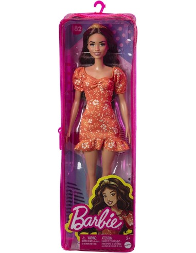 Barbie Fashionistas con vestito arancione 182 TOYFBR37/HBV16 Mattel | Futurartshop.com
