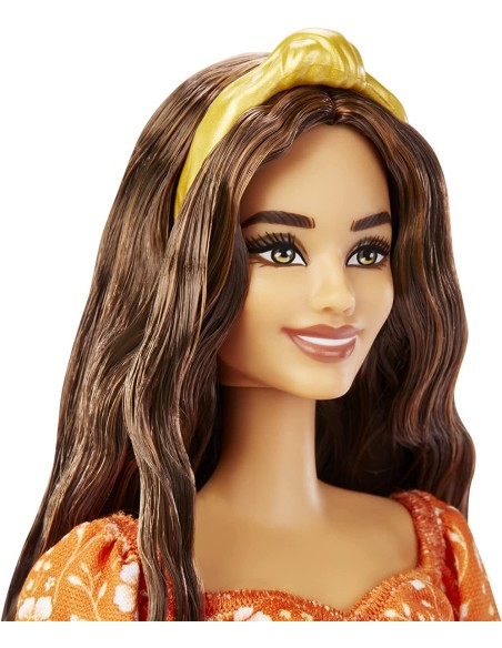 Barbie Fashionistas con vestito arancione 182 TOYFBR37/HBV16 Mattel | Futurartshop.com