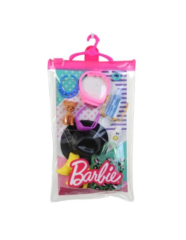 Barbie Look pack con cappello nero e borsa TOYGWC28/GRC14 Mattel | Futurartshop.com