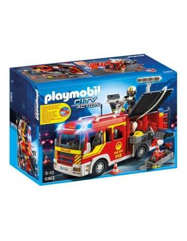 Playmobil fire truck fire with lights and sounds PLA5363 Playmobil | Futurartshop.com