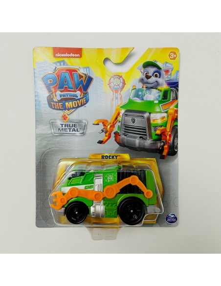 Paw Patrol personaggio Rocky con veicolo die-cast in metallo PMS6061570-1 Spin master | Futurartshop.com