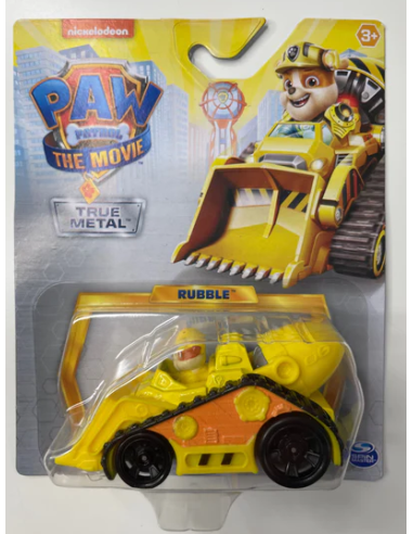 Pa Patr Patrol character Rubble with Die-cast Metal Vehicle PMS6061570-2 Spin master | Futurartshop.com