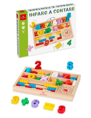 Impariamo a contare set in legno DAN540204 Dal Negro | Futurartshop.com