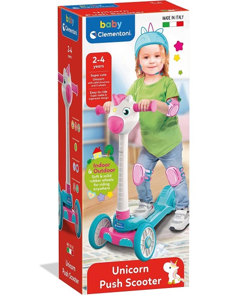 Monopattino Unicorn push CLE17749 Clementoni | Futurartshop.com
