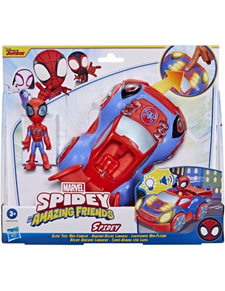 Spidey macchina Glow Tech Web Crawler con personaggio HASF4252/F4530 Hasbro | Futurartshop.com