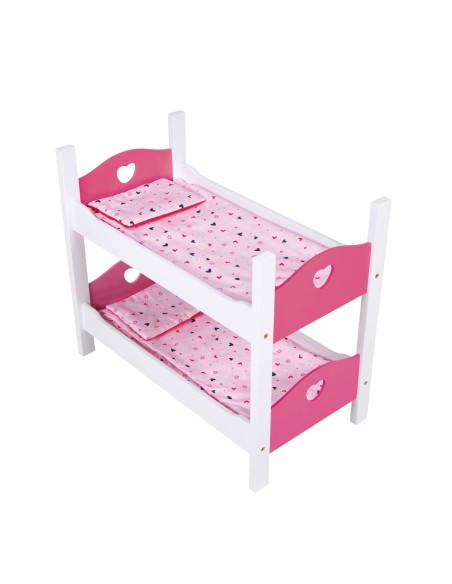 Wooden Bunk Bed for dolls FIC551-0307 Futurart | Futurartshop.com