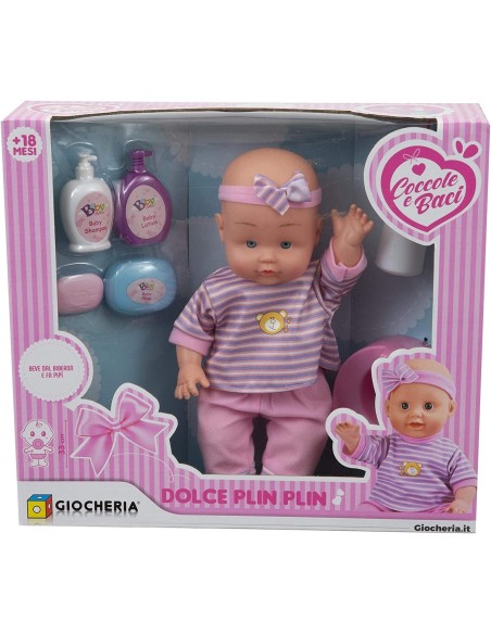 Bambola Bebè dolce plin plin con accessori GIOGGI190199 Giochi Preziosi | Futurartshop.com