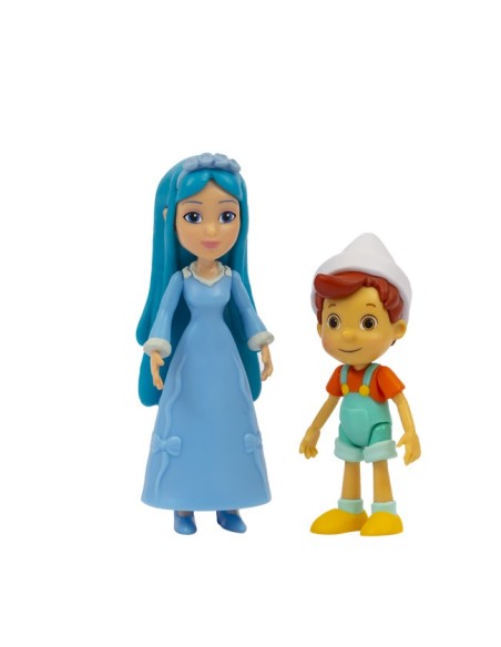 Pinocchio-Blister with 2 characters Pinocchio Plus Fairy with turquoise hair GIOPNH02000-5 Giochi Preziosi | Futurartshop.com