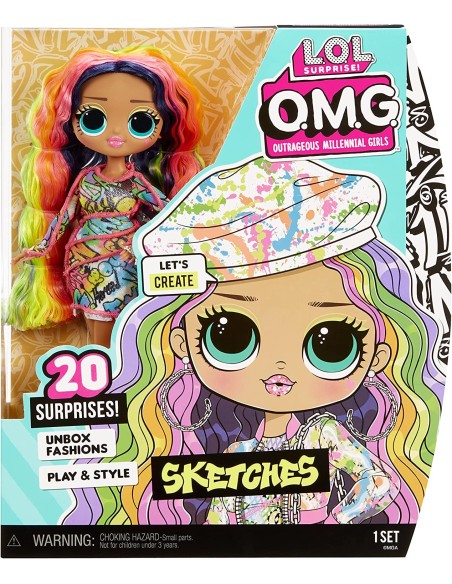 LOL Surprise OMG bambola Sketches MGA581857EUC MGA | Futurartshop.com