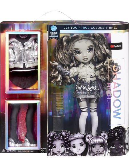 Rainbow High serie Shadow High bambola Nicole Steel MGA583585EUC MGA | Futurartshop.com