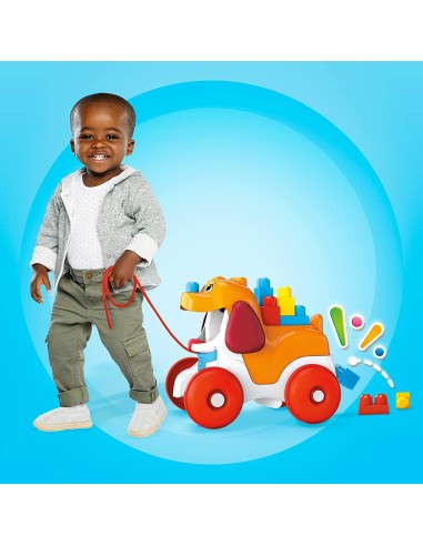 Mega Bloks Puppy Poop and go with 15 blocks GEBGNW63 Fisher Price | Futurartshop.com