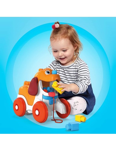 Mega Bloks Cagnolino pupù e vai con 15 blocchi GEBGNW63 Fisher Price | Futurartshop.com