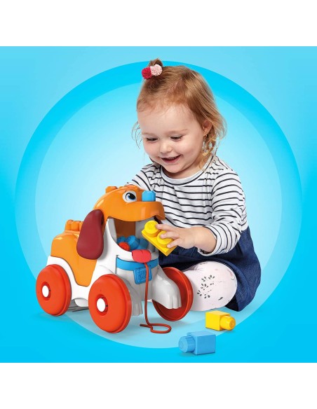 Mega Bloks Cagnolino pupù e vai con 15 blocchi GEBGNW63 Fisher Price | Futurartshop.com
