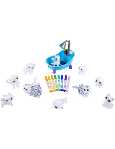 Washimals Super Set con animali e accessori colorabili CRA74-7461 Crayola | Futurartshop.com