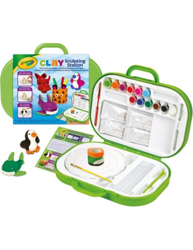 Valigetta modella e crea con l'argilla CRA04-2918 Crayola | Futurartshop.com