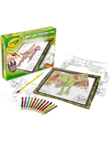 Dinosaur-themed light board CRA74-7497 Crayola | Futurartshop.com