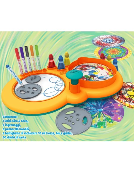 Super Set gira e crea deluxe CRA74-7499 Crayola | Futurartshop.com