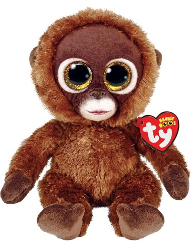 Peluche scimmietta marrone Chessie Beanie Boos 15 cm CRAT36391 Ty | Futurartshop.com