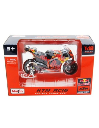 Moto KTM RC16 die-cast scala 1:18 GOL34371 Goliath | Futurartshop.com