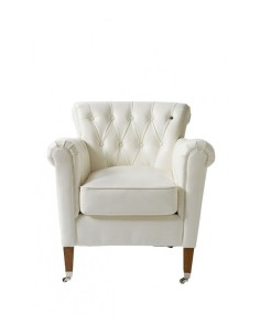 Riviera Maison White chair with wheels RIV3222001 Riviera maison | Futurartshop.com