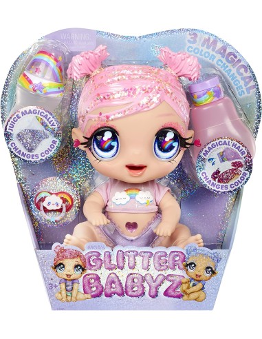 Glitter Babyz bambola Dreamia Stardust cambia colore MGA586418EUC MGA | Futurartshop.com