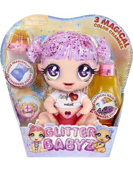 Glitter Babyz bambola Melody Highnote cambia colore MGA580188EUC MGA | Futurartshop.com