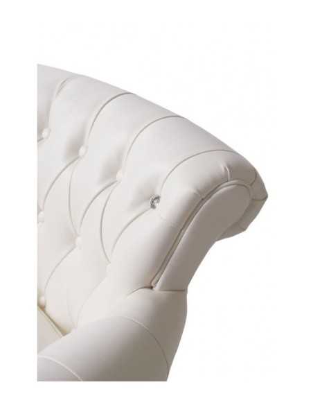 Riviera Maison White chair with wheels RIV3222001 Riviera maison | Futurartshop.com