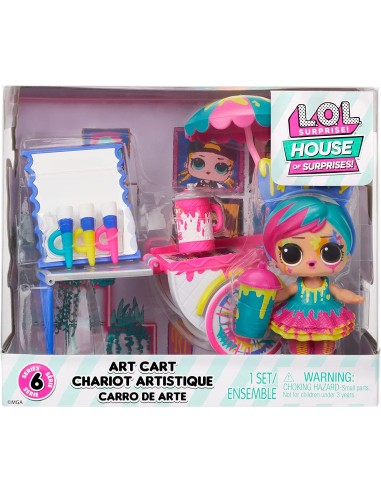 LOL Surprise mini Art Cart Set by Splatters MGA583806EUC MGA | Futurartshop.com