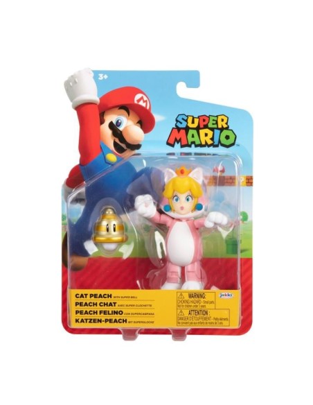 Super Mario character Cat Peach with super bell OLT41177-3 Jakks Pacific | Futurartshop.com