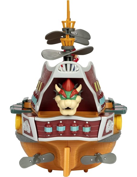 Super Mario Deluxe la nave volante di Bowser - Airship playset OLT40429 Jakks Pacific | Futurartshop.com
