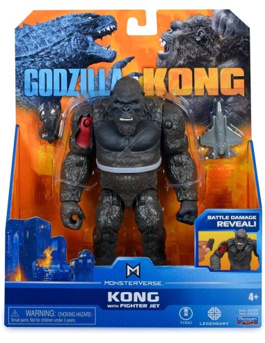 Godzilla vs Kong character Kong with Battle Plane GIOMNG01D11-1 Giochi Preziosi | Futurartshop.com