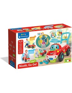 Nicolò Go Go 3 in 1 macchina cavalcabile e centro attività CLE17747 Clementoni | Futurartshop.com