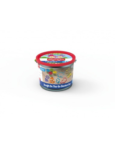 Fisher-Price Secchiello Kit Creativo con 4 mini vasetti DEC8007 Mattel | Futurartshop.com